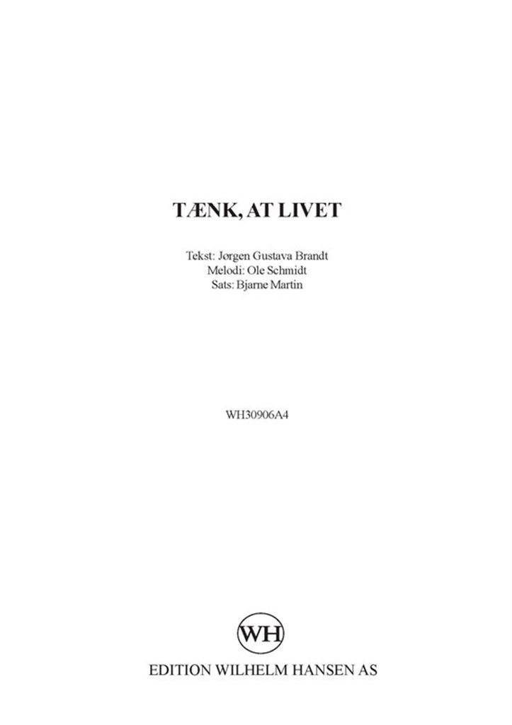 Tænk, At Livet